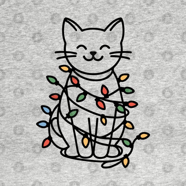 Cute Ugly Christmas Cat Women Men Kids Funny Cat Christmas by KsuAnn